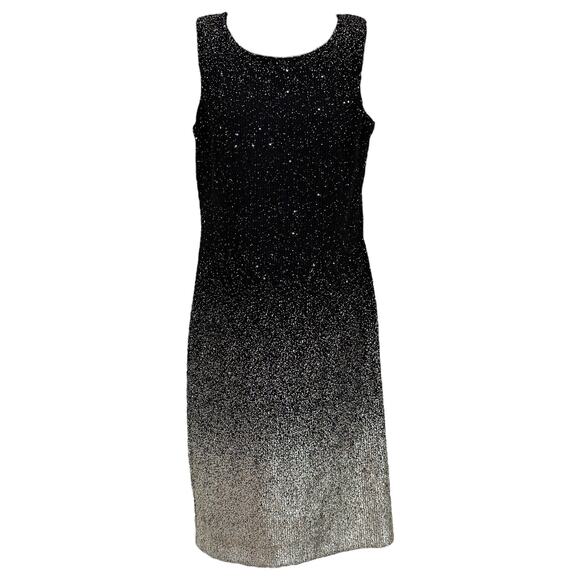 Frank Lyman Sparkle Ombre Bodycon Midi Dress - Picture 2 of 8